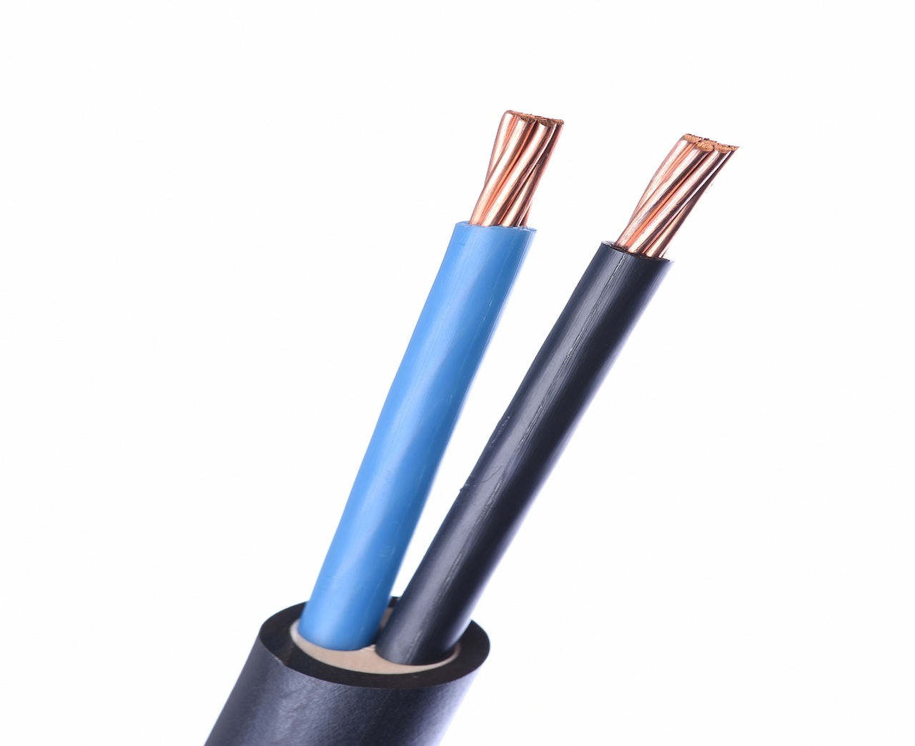 0.6/1KV 2-Core XLPE insulated PVC sheathed Power Cables(YJV, YJLV)